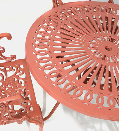 Bistro Dining Table With 4 Chairs Red