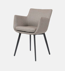 Home Deco and More Camron Fabric Dining Arm Chair, Packshot View