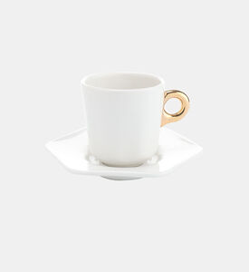 Porcelain Geometric Espresso Cup