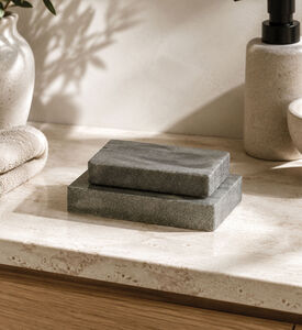 Home Deco and More Soho Marble Soap Dish, Packshot View