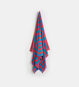 Green Petition Maris Amber Stripped Beach Towel, Fuchsia, 100x180-cm, Packshot View