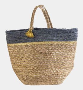 Braided Jute Basket Bag