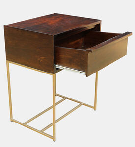 Home Deco and More Emilia 1-drawer Bedside Table, Packshot View