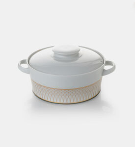 Oliva Porcelain Soup Tureen - 24 Cm