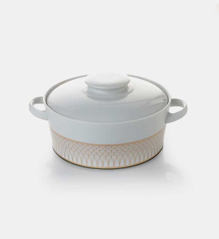 Oliva Porcelain Soup Tureen - 24 Cm