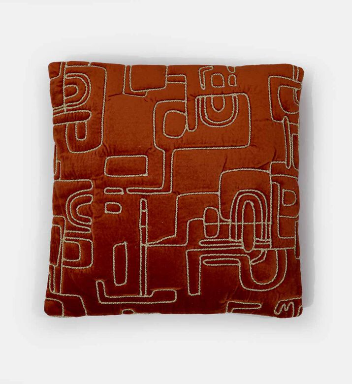 Chess Cotton Square Cushion