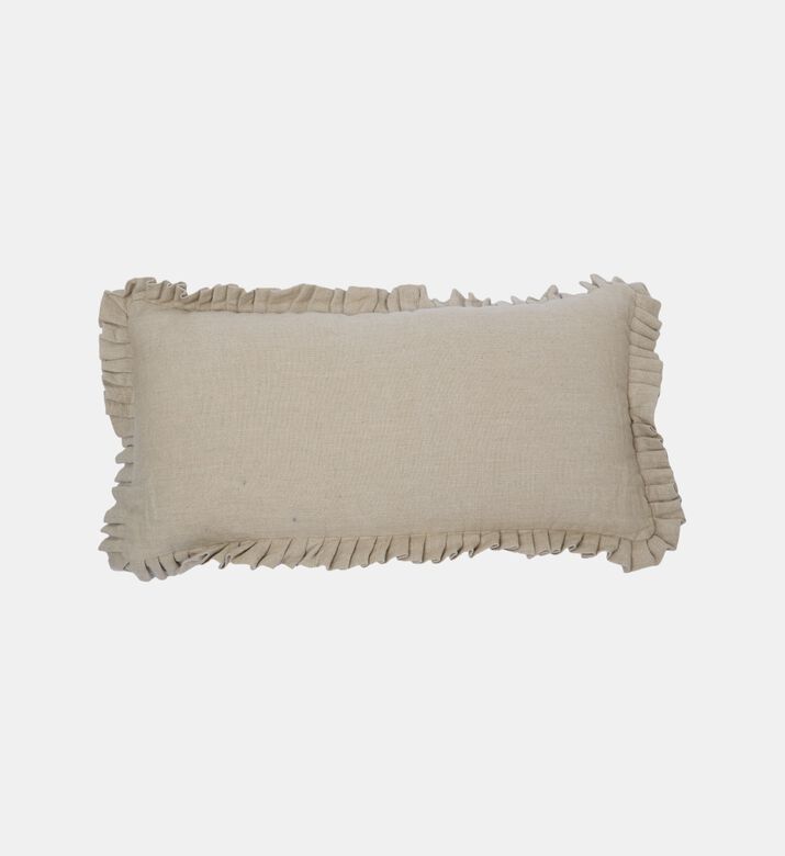 Frill Embellished Cushion 35x70 Cm