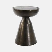 Pajsa Metal Bronze Finish Side Table