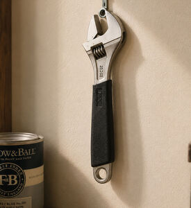 Home Deco and More Chrome Adjustable Wrench 10-inch, Packshot View