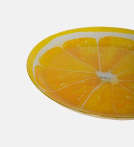 Jolipa Orange Plastic Round Bowl, Packshot View