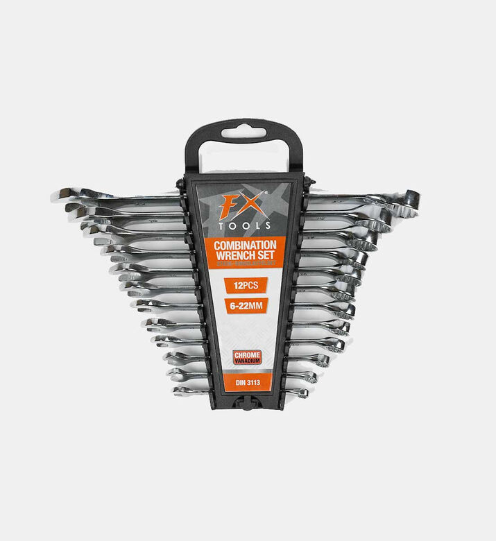 Home Deco and More Double Open End Spanner 12-piece Set, Packshot View