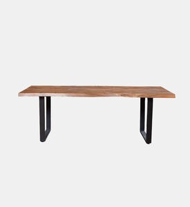 Home Deco and More Edge Wood Dinning Table, Packshot View