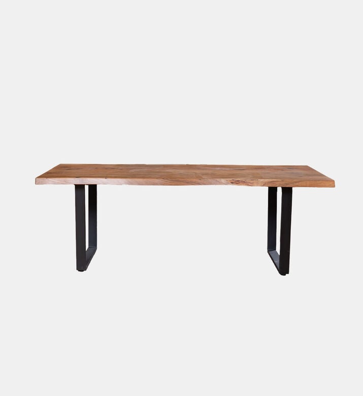 Home Deco and More Edge Wood Dinning Table, Packshot View Home Deco and More Edge Wood Dinning Table, Packshot View