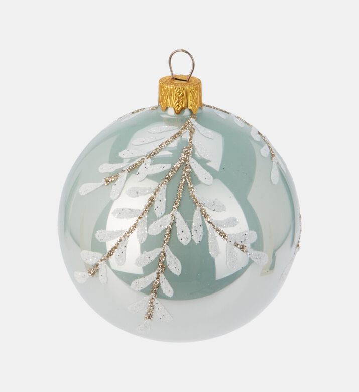 Home Deco and More Ball Xmas Glas, Light-blue, Packshot View