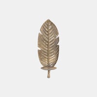 Metal Leaf-shape Candle Holder 45 Cm