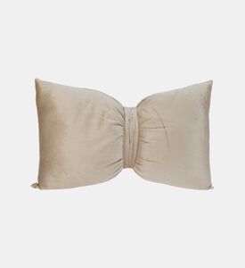 Home Deco and More Cushion Bow, Beige, Packshot View