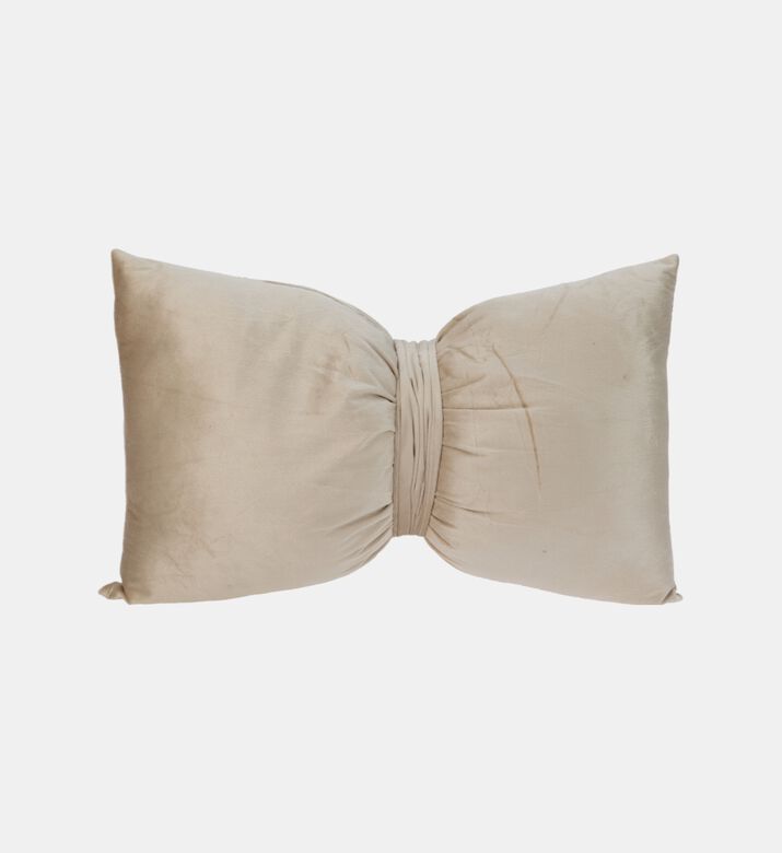 Home Deco and More Cushion Bow, Beige, Packshot View
