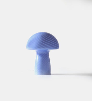 Glass Mushroom-shaped Table Lamp