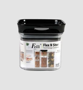 Home Deco and More Flex N Store Plastic Container, Clear, 520-ml, Packshot View