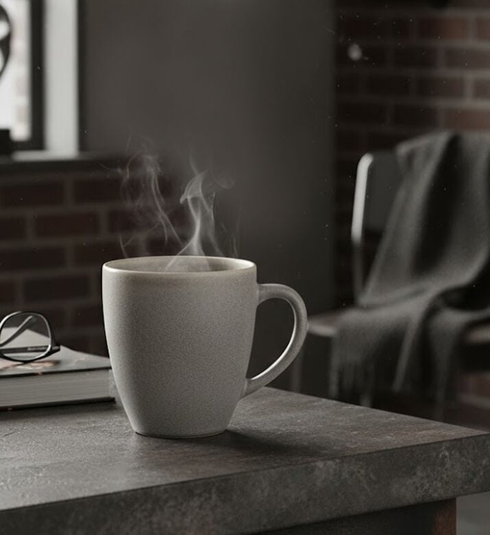 Home Deco and More Ceramic Gradient Mug, Packshot View