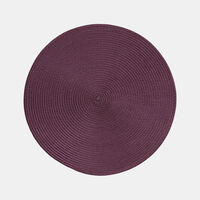 Round-shaped Ribbed Placemat