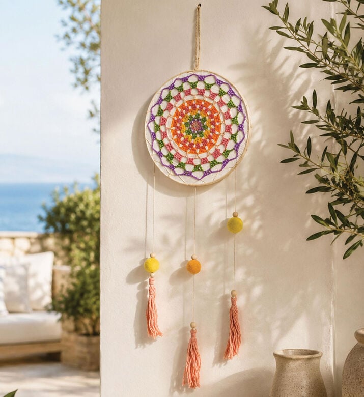 Home Deco and More Colorful Dream Catcher, Packshot View