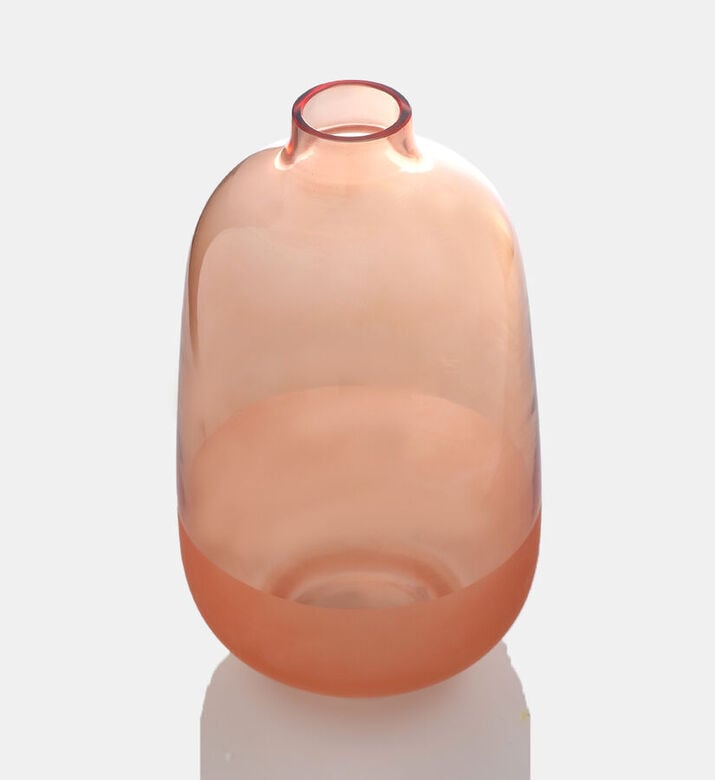 Hany Peach Glass Vase
