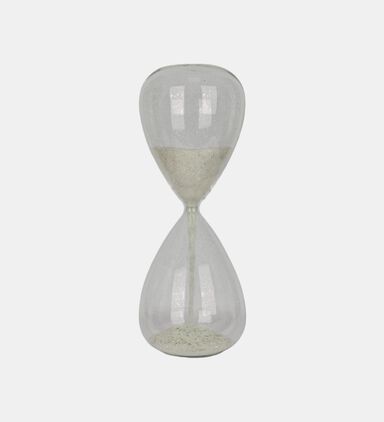 Pearly Glass Hourglass