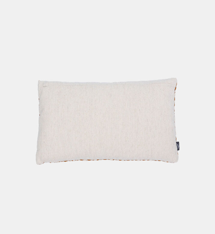 Neptune-print Embroidered Cushion