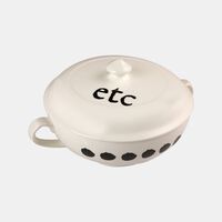 Multicolor Porcelain Soup Tureen