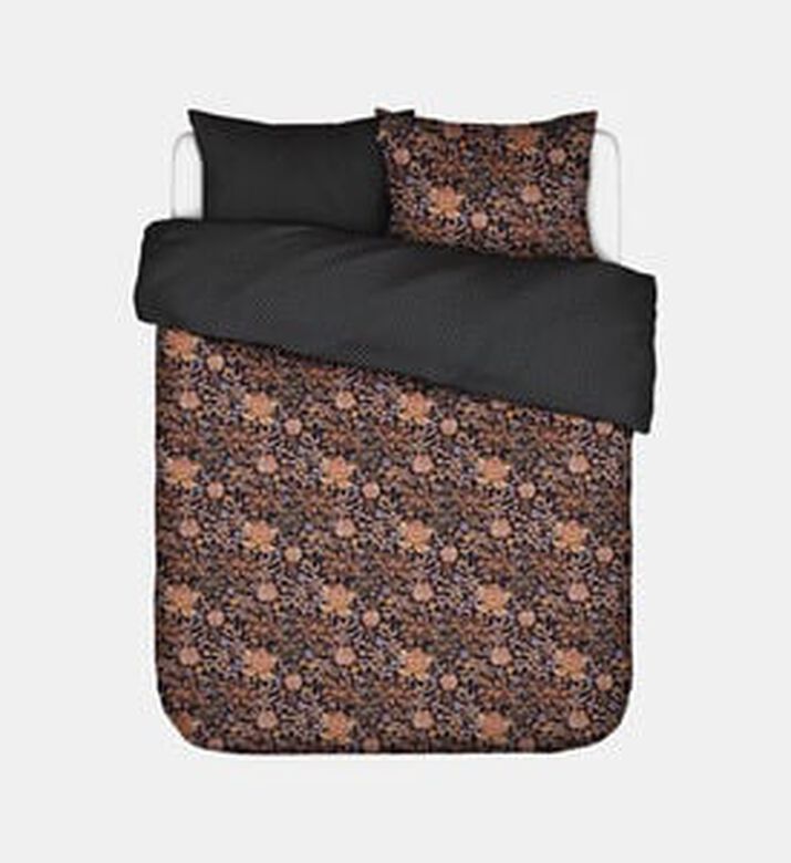 Essenza Ophelia Cotton Satin Duvet Cover, Blue, 200x220-cm, Packshot View