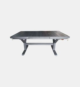 Home Deco and More Tiffany Extendable Dining Table, Grey, Packshot View