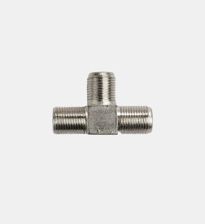 Metal 3 Way F-type Female Connector