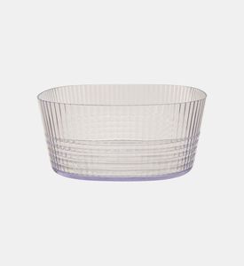 Home Deco and More Matrix Acrylic Salad Bowl, Clear, Packshot View
