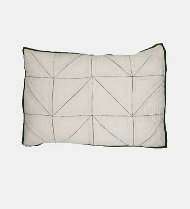 Fabric Geometric-shapes Cushion