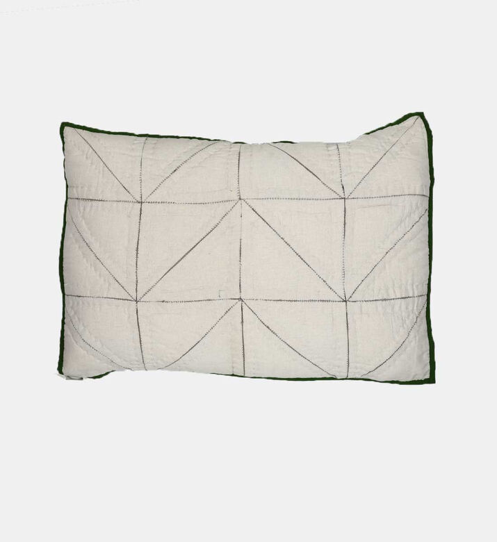 Fabric Geometric-shapes Cushion