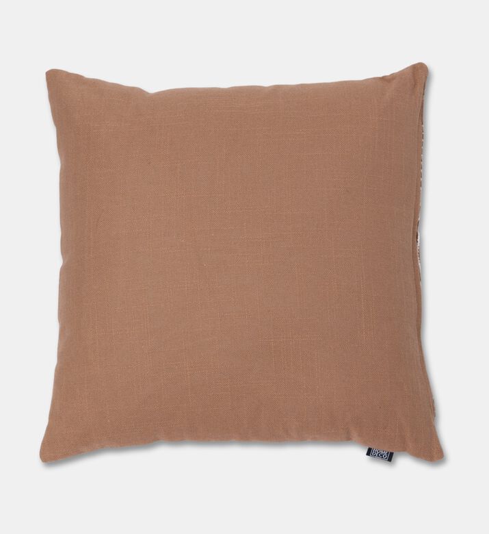 Home Deco and More Curtis Chenille Yarn Applique Cushion, Packshot View