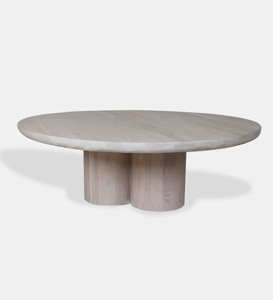 Spherical Acacia Wood Coffee Table