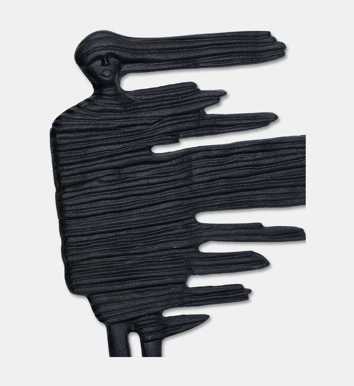 Home Deco and More Flowing Drape Figurine Sculpture, Black, L, Packshot View