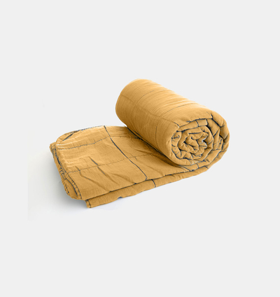 Naomi Quilt Cotton Linen Blanket
