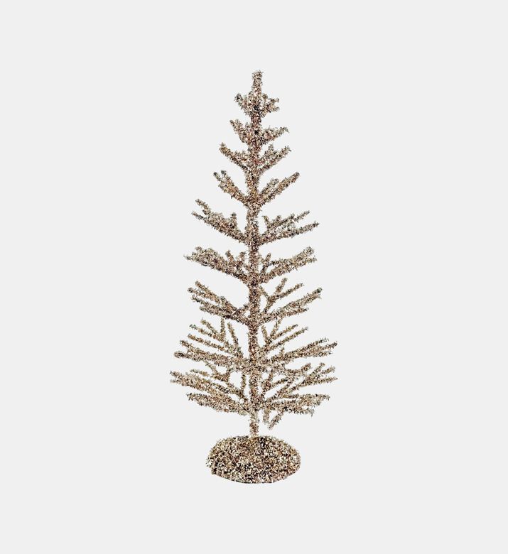 Shishi Tinsel Tree Champagne, Champagne, 62-cm, Packshot View