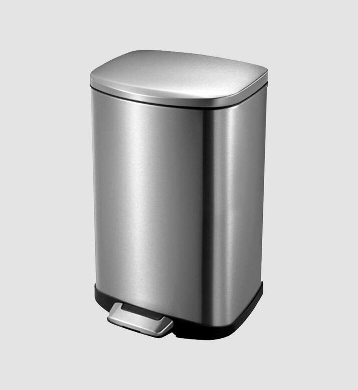 Eko Della Stainless Steel Pedal Bin - 12 L, Packshot View