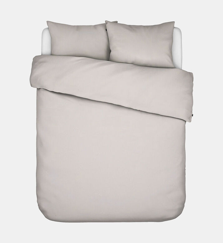Home Deco and More Lima Cotton Sateen Duvet Cover, Ecru, 260x240-cm, Packshot View