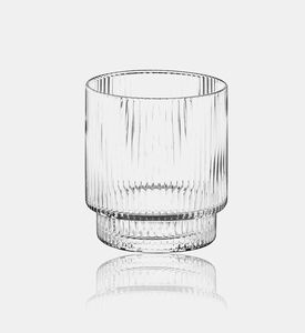Salt and Pepper Vera Glass Tumbler 4-piece Set, Packshot View