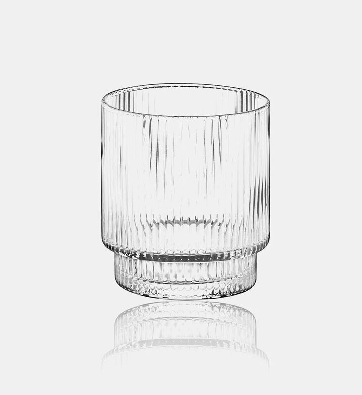 Salt and Pepper Vera Glass Tumbler 4-piece Set, Packshot View
