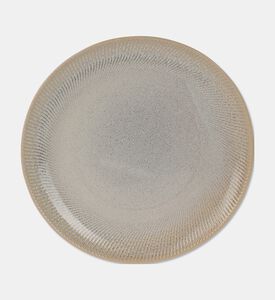 Home Deco and More Shallow Grey Serving Dish, Brown, 27-cm, Packshot View