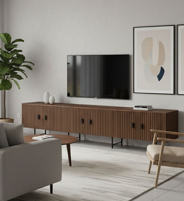 Remi Mango Wood Tv Unit
