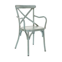 Vinta Aluminum Cross Back Armchair