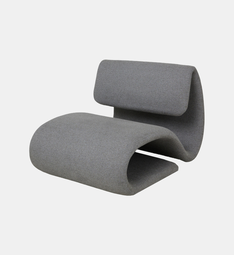 Dubna Boucle Fabric Lounge Chair