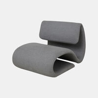 Dubna Boucle Fabric Lounge Chair